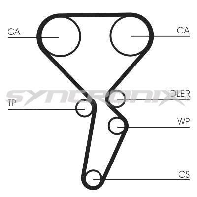 SYNCRONIX SY3101179 Timing Belt Kit SY3101179