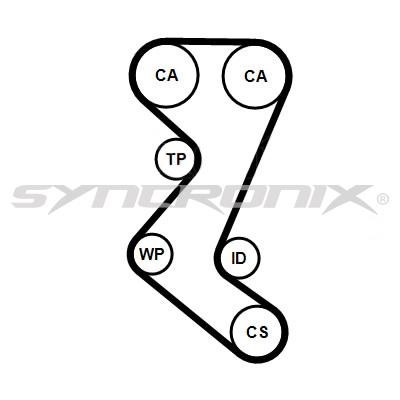 SYNCRONIX SY1101019 Timing Belt Kit SY1101019