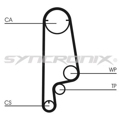 SYNCRONIX SY110799800 Timing Belt Kit SY110799800