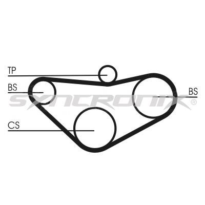 SYNCRONIX SY1101001800 Timing Belt Kit SY1101001800