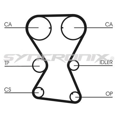 SYNCRONIX SY11010001109 Timing Belt Kit SY11010001109