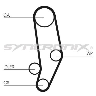 SYNCRONIX SY110704 Timing Belt Kit SY110704