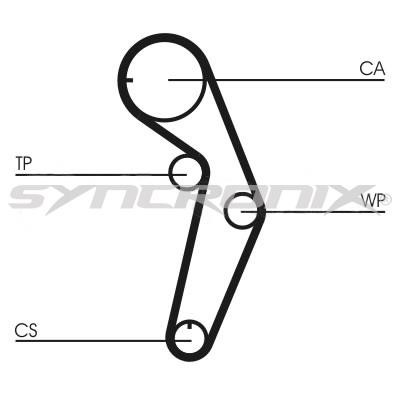 SYNCRONIX SY1101048 Timing Belt Kit SY1101048