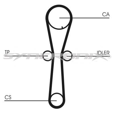 SYNCRONIX SY110954 Timing Belt Kit SY110954