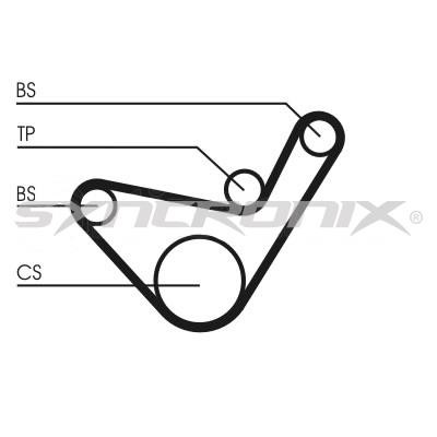SYNCRONIX SY1101107 Timing Belt Kit SY1101107