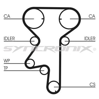 SYNCRONIX SY310975 Timing Belt Kit SY310975