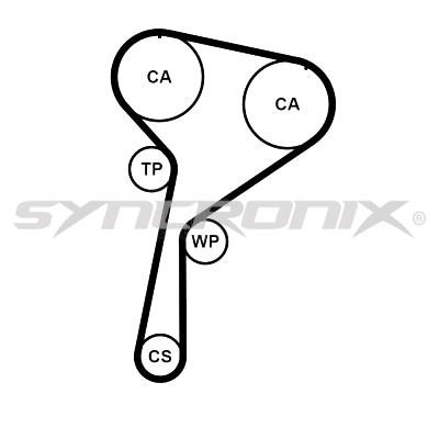SYNCRONIX SY1101184 Timing Belt Kit SY1101184