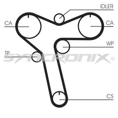 SYNCRONIX SY1101128 Timing Belt Kit SY1101128