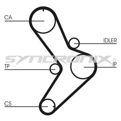 SYNCRONIX SY110731 Timing Belt Kit SY110731