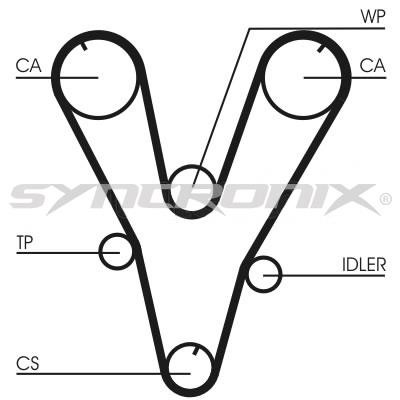 SYNCRONIX SY1101085 Timing Belt Kit SY1101085