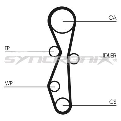 SYNCRONIX SY1101091 Timing Belt Kit SY1101091