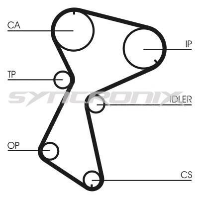 SYNCRONIX SY110935 Timing Belt Kit SY110935