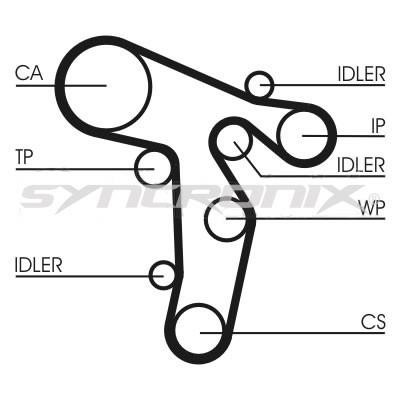 SYNCRONIX SY2101139 Timing Belt Kit SY2101139
