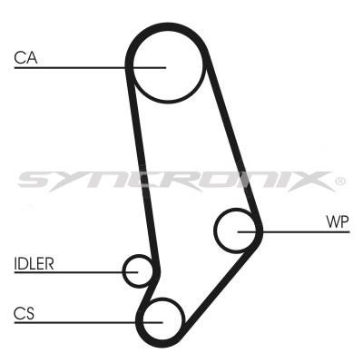 SYNCRONIX SY110539 Timing Belt Kit SY110539