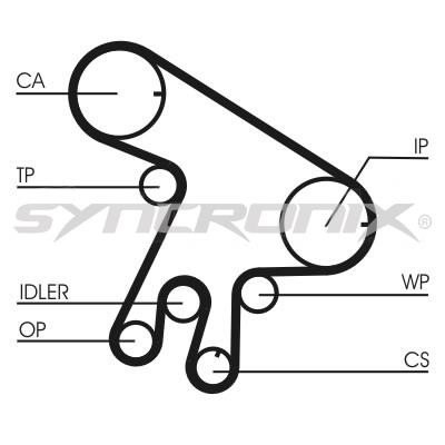 SYNCRONIX SY1101043 Timing Belt Kit SY1101043