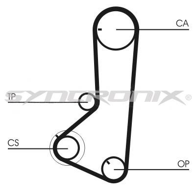 SYNCRONIX SY110836 Timing Belt Kit SY110836