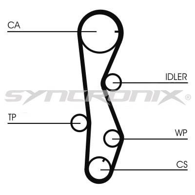 SYNCRONIX SY2101099 Timing Belt Kit SY2101099