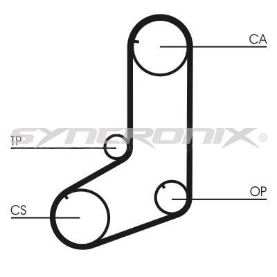 SYNCRONIX SY110801 Timing Belt Kit SY110801