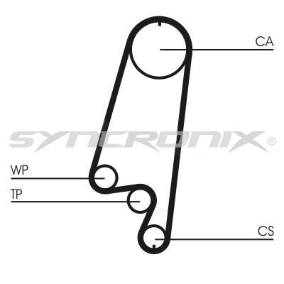 SYNCRONIX SY110866 Timing Belt Kit SY110866