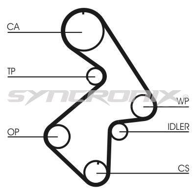 SYNCRONIX SY110998 Timing Belt Kit SY110998
