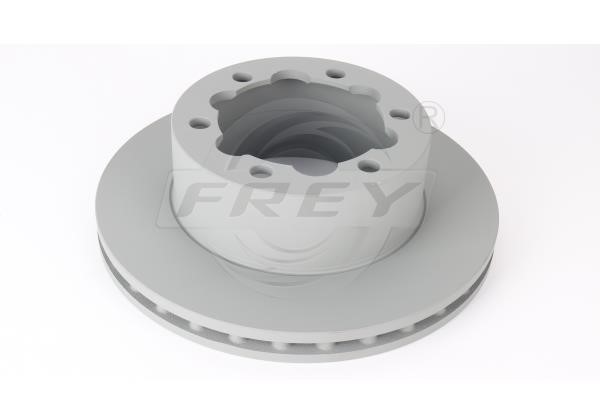 Frey 745204601 Rear brake disc, non-ventilated 745204601