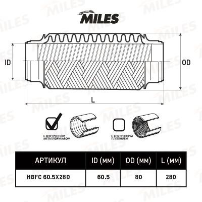 Buy Miles HBFC60.5X280 at a low price in United Arab Emirates!