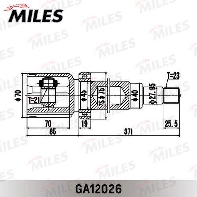 Miles GA12026 Joint kit, drive shaft GA12026