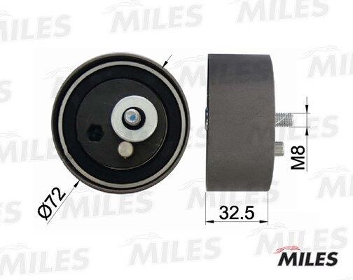 Miles AG02098 Tensioner pulley, timing belt AG02098