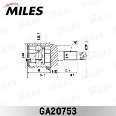 Miles GA20753 Joint kit, drive shaft GA20753