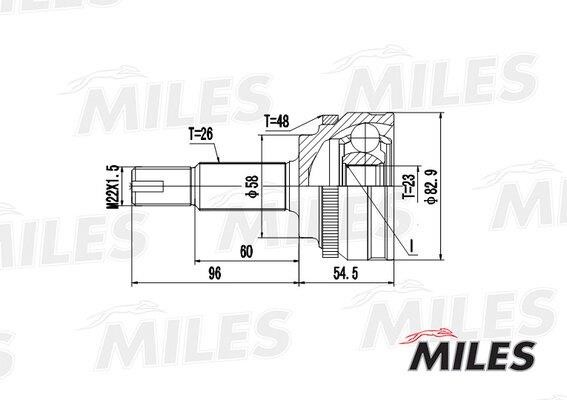 Miles GA20475 Joint kit, drive shaft GA20475