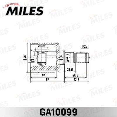 Miles GA10099 Joint kit, drive shaft GA10099