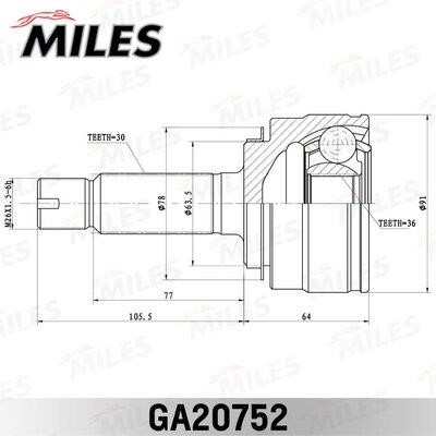 Buy Miles GA20752 at a low price in United Arab Emirates!