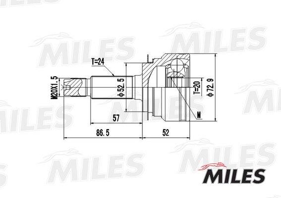 Miles GA20185 Joint kit, drive shaft GA20185