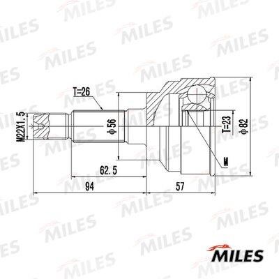 Miles GA20229 Joint kit, drive shaft GA20229