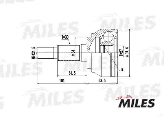 Miles GA20532 CV joint GA20532