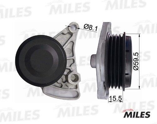 Miles AG00308 Tensioner pulley, v-ribbed belt AG00308