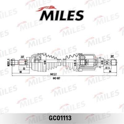 Miles GC01113 Drive shaft GC01113