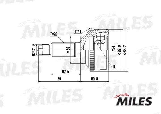 Miles GA20238 Joint kit, drive shaft GA20238