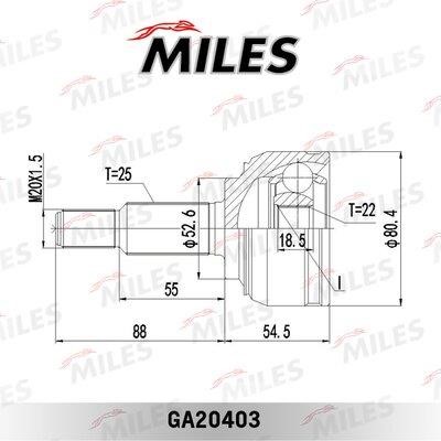 Miles GA20403 Joint kit, drive shaft GA20403