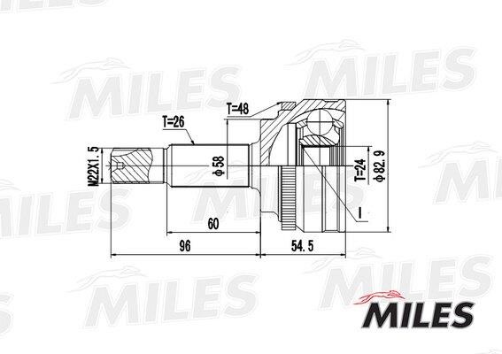 Miles GA20477 Joint kit, drive shaft GA20477