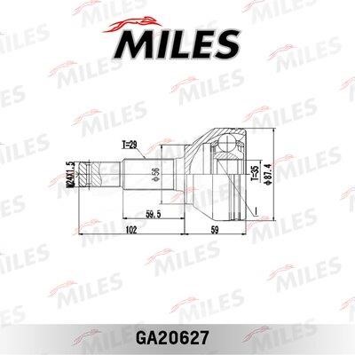 Miles GA20627 Joint kit, drive shaft GA20627