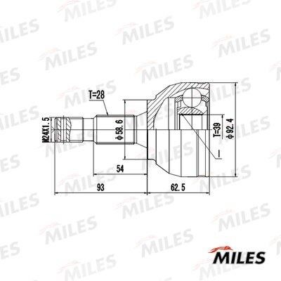 Miles GA20065 Joint kit, drive shaft GA20065