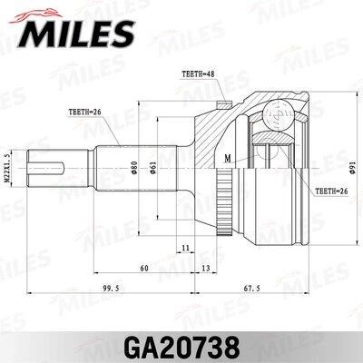 Buy Miles GA20738 at a low price in United Arab Emirates!