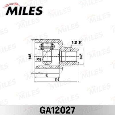Miles GA12027 Joint kit, drive shaft GA12027