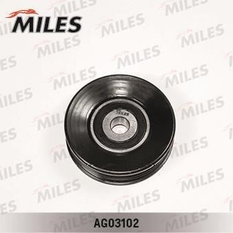 Miles AG03102 Tensioner pulley, v-ribbed belt AG03102