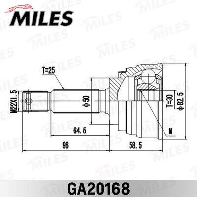Miles GA20168 Joint kit, drive shaft GA20168