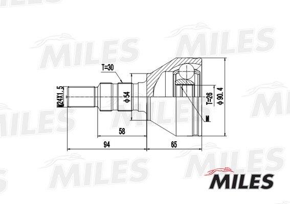 Miles GA20351 Joint kit, drive shaft GA20351