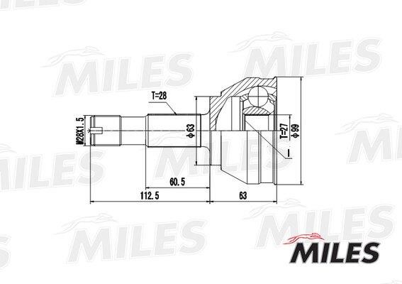 Miles GA20058 Joint kit, drive shaft GA20058