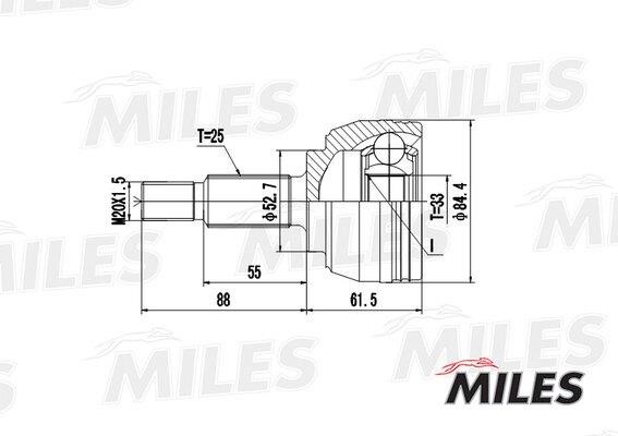 Miles GA20401 Joint Kit, drive shaft GA20401