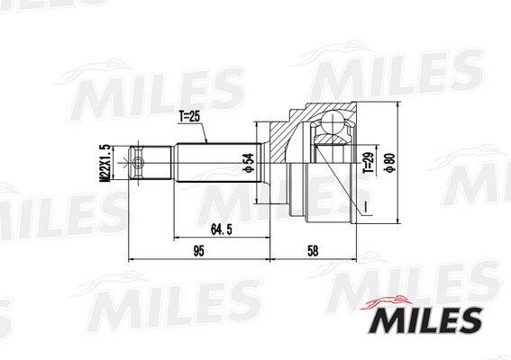 Miles GA20276 Joint Kit, drive shaft GA20276